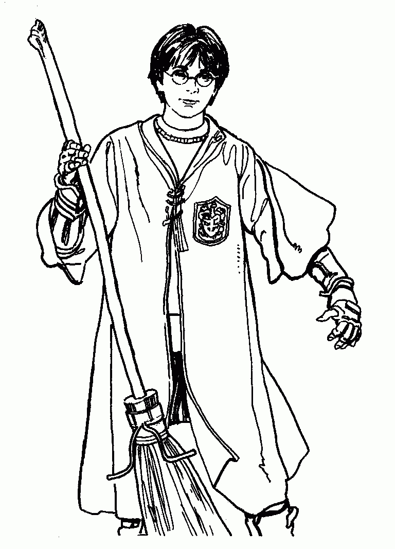 Harry Potter - Free Printable Harry Potter Coloring Pages For Kids - Free Printable Harry Potter Coloring Pages
