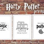 Harry Potter Week   3 Free Printables   This Splendid Shambles   Free Harry Potter Printables