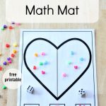Heart Addition Math Mat | Kinderland Collaborative | Kindergarten   Free Printable Valentine Activities For Kindergarten