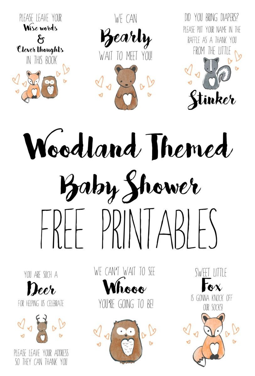 Free Printable Woodland Animal Templates Free Printable