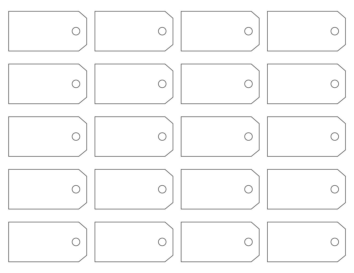 Here Are Some Great Free Address Label Templates That Everyone Would - Free Printable Tags Templates