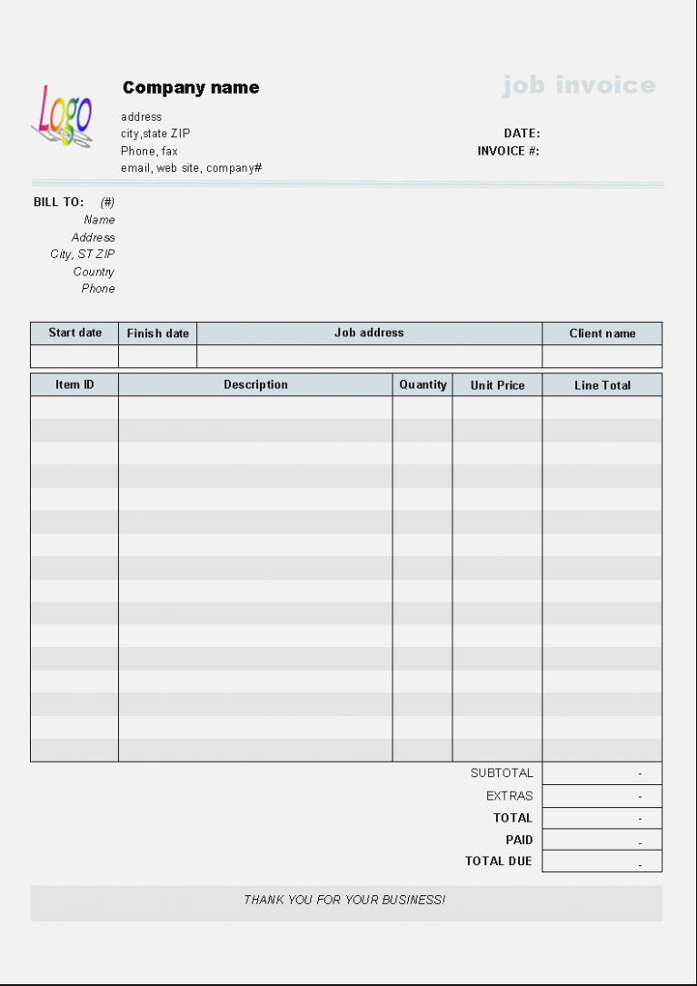 Here&amp;#039;s What People Are | Realty Executives Mi : Invoice And Resume - Free Printable Work Invoices