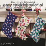 Homemade Holidays Are Always More Special! Learn How To Make Your   Free Printable Christmas Stocking Template
