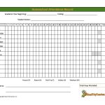 Homeschool Attendance Record   Family Educational Resources | Road   Free Printable Attendance Sheets For Homeschool