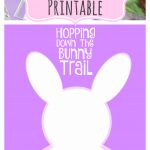Hopping Down The Bunny Trail: Free Easter Printables In Two Sizes   Free Printable Easter Decorations