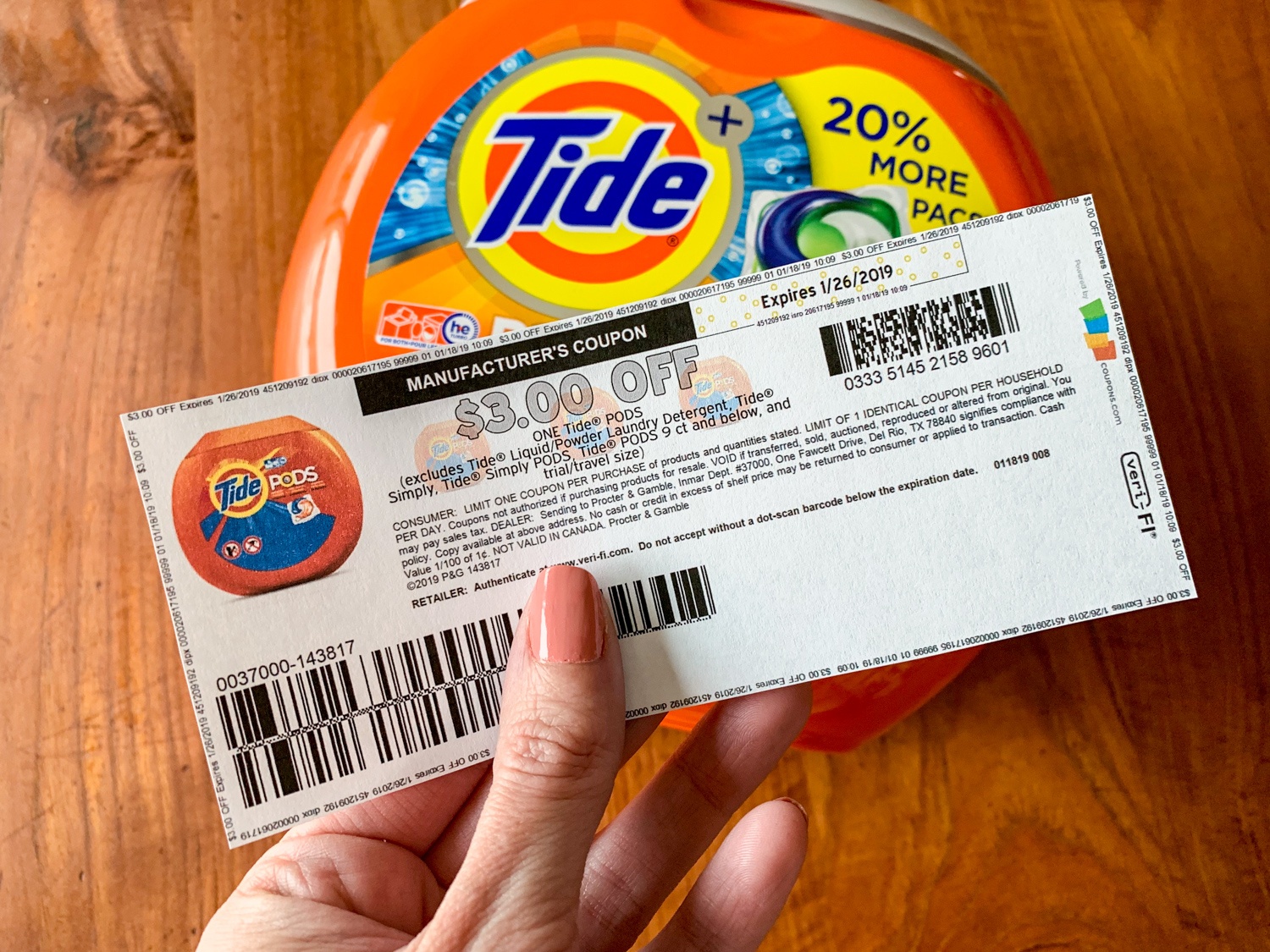 Hot* $3 Off Tide Pods Printable Coupon (Available For 7 Days Only - Free Printable Tide Simply Coupons