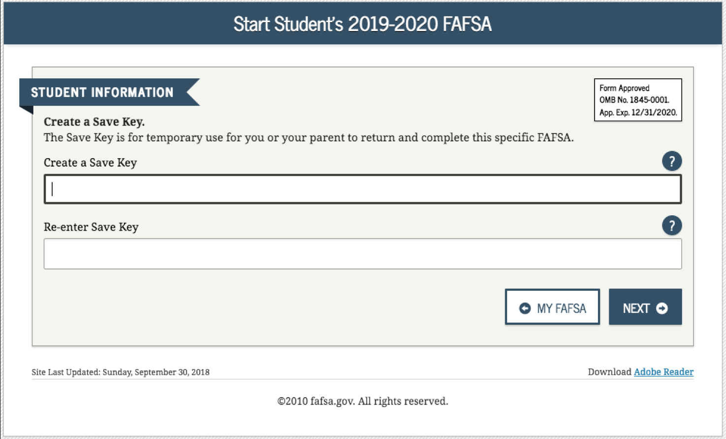 How To Complete The 2019-2020 Fafsa Application - Free Printable Fafsa Application Form