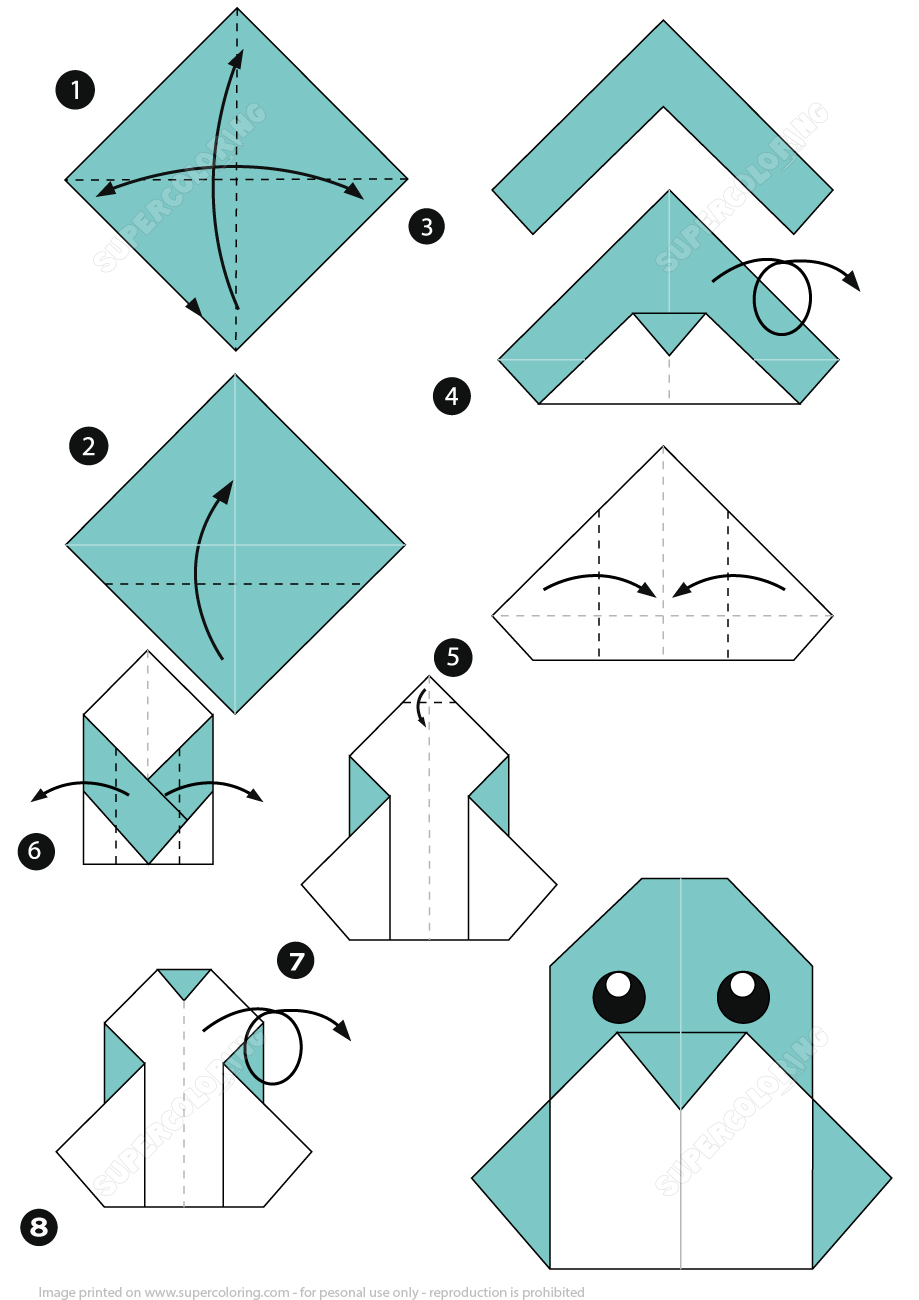 Easy Printable Origami Instructions