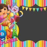 How To Make Dora The Explorer Digital Invitations   Dora The Explorer Free Printable Invitations