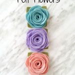 How To Make Felt Flowers   With Free Printable Pattern! | Wildflower   Free Printable Felt Patterns