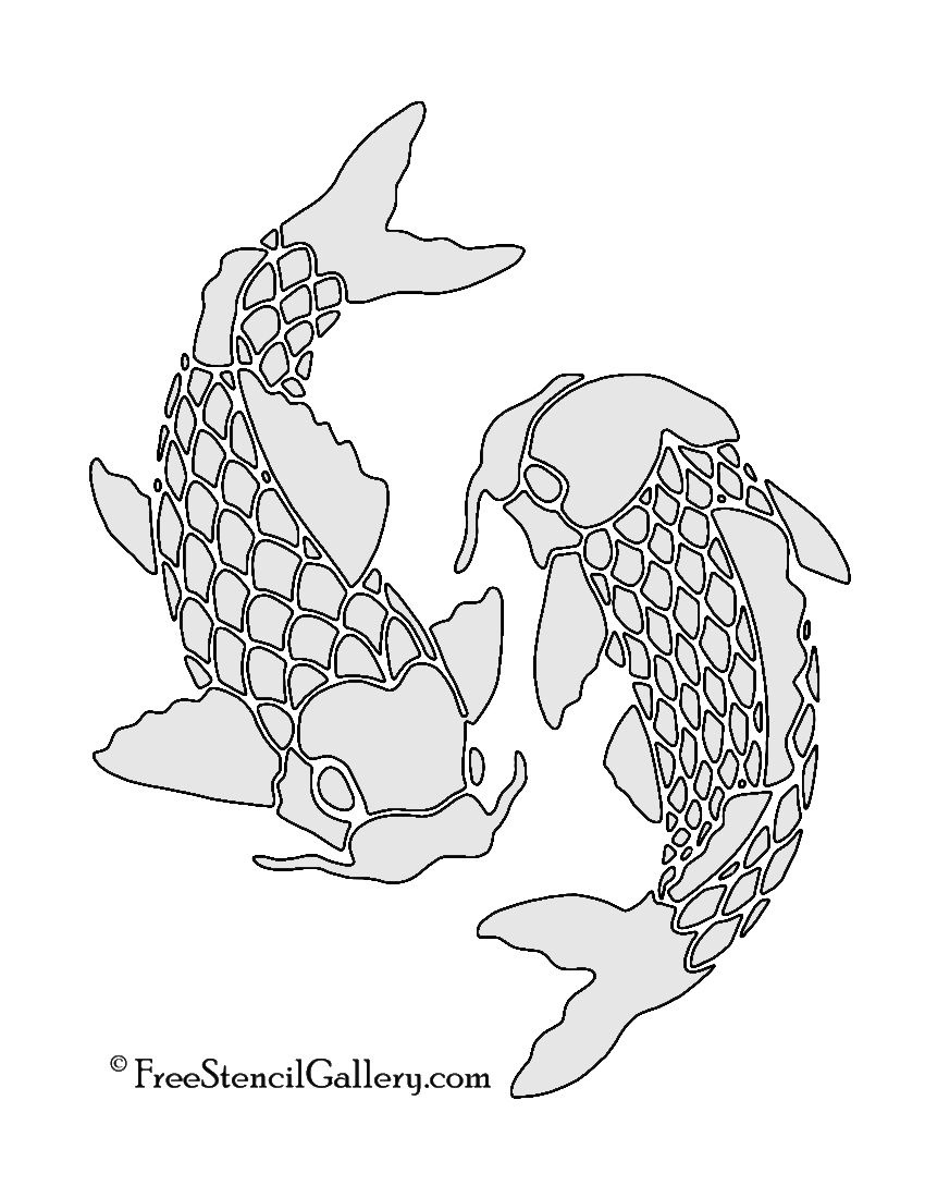 How To Make Your Own Stencils + Thousands Of Free Ready-To-Use - Free Printable Fish Stencils