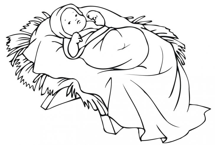 Free Printable Christmas Baby Jesus Coloring Pages