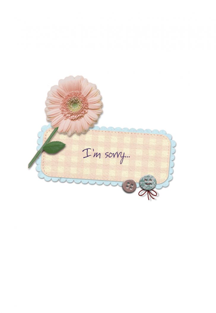 Free Printable I Am Sorry Cards