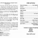 Impressive Church Program Template Free Ideas Wedding Flow Programs   Free Printable Church Program Template