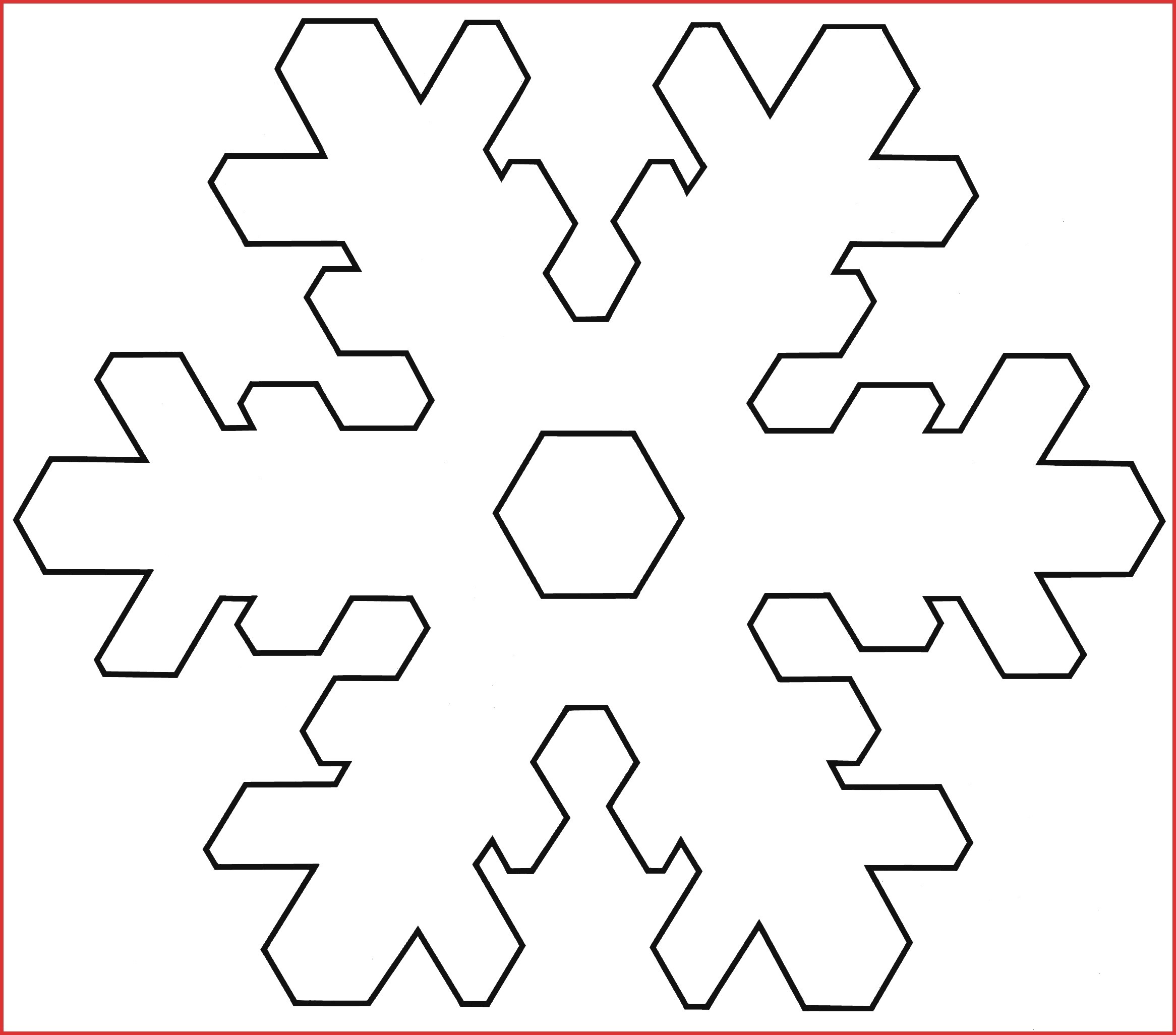 snowflake template