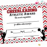 Instant Download Cheerleading Certificate Cheerleading | Etsy   Free Printable Cheerleader Certificates