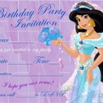 Invitation For Girl | Kids Birthday Ideas In 2019 | Princess Jasmine   Free Printable Princess Jasmine Invitations