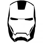 Iron Man Mask Stencils | Silhouette | Face Stencils, Pumpkin Stencil   Free Printable Ironman Mask