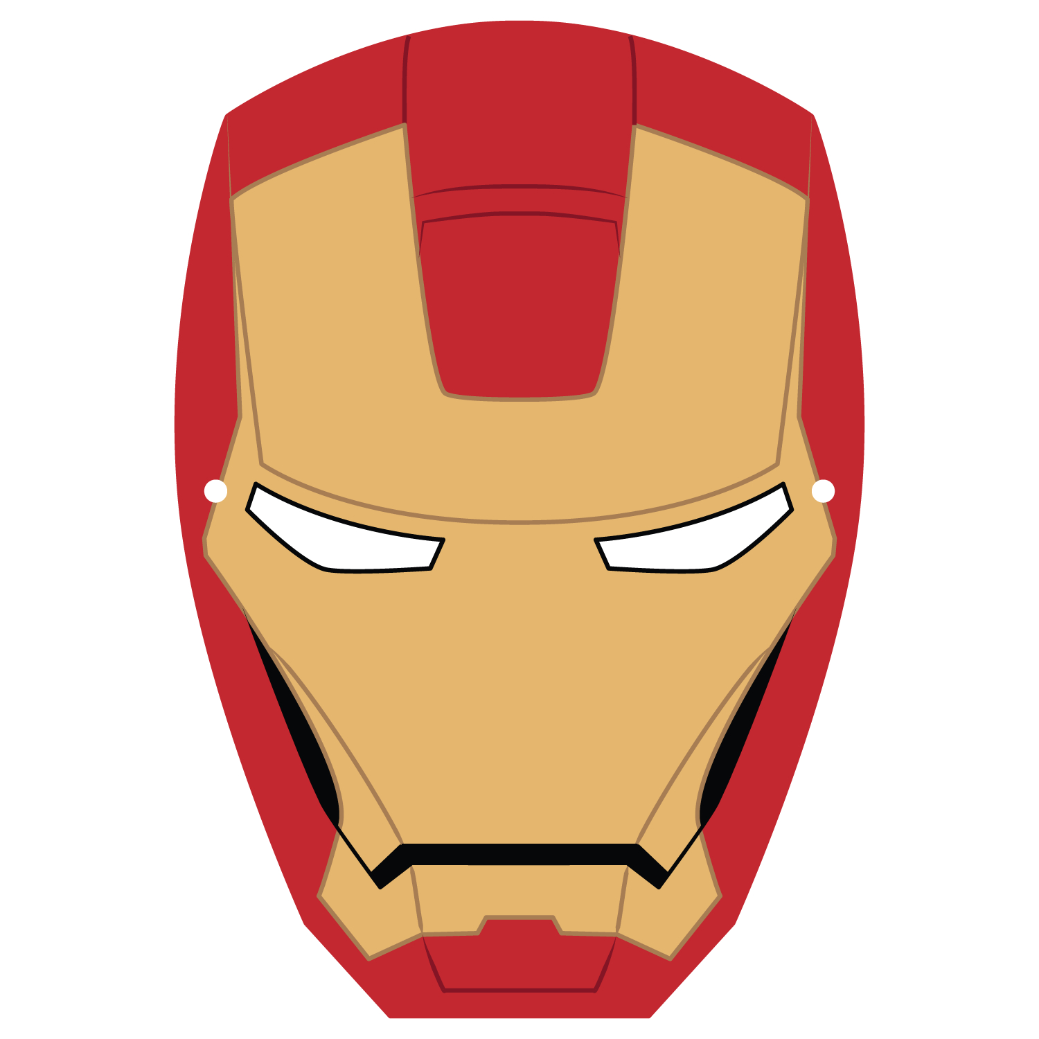 Iron Man Mask Stencils | Silhouette | Face Stencils, Pumpkin Stencil