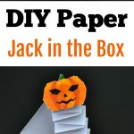 Jack In The Box Paper Toy With A Free Printable Template | Adventure   Free Printable Halloween Paper Crafts