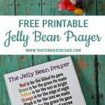 Jelly Bean Prayer Free Printable | As Seen On Thatswhatchesaid   Free Printable Easter Sermons