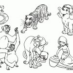 Jungle Printable Coloring Pages   Coloring Home   Free Printable Jungle Book Masks