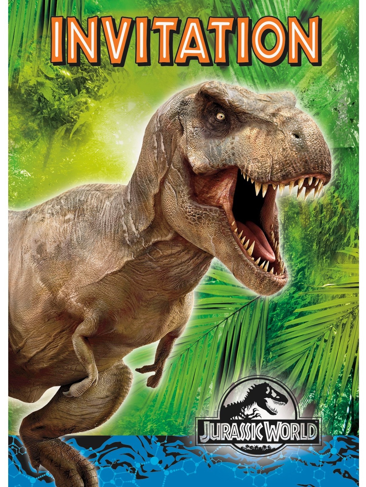 Jurassic World Dinosaur Party Planning Ideas &amp;amp; Supplies - Free Printable Jurassic World Invitations