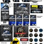 Jurassic World Inspired Party Package Printables Jurassic | Etsy   Jurassic World Free Printables