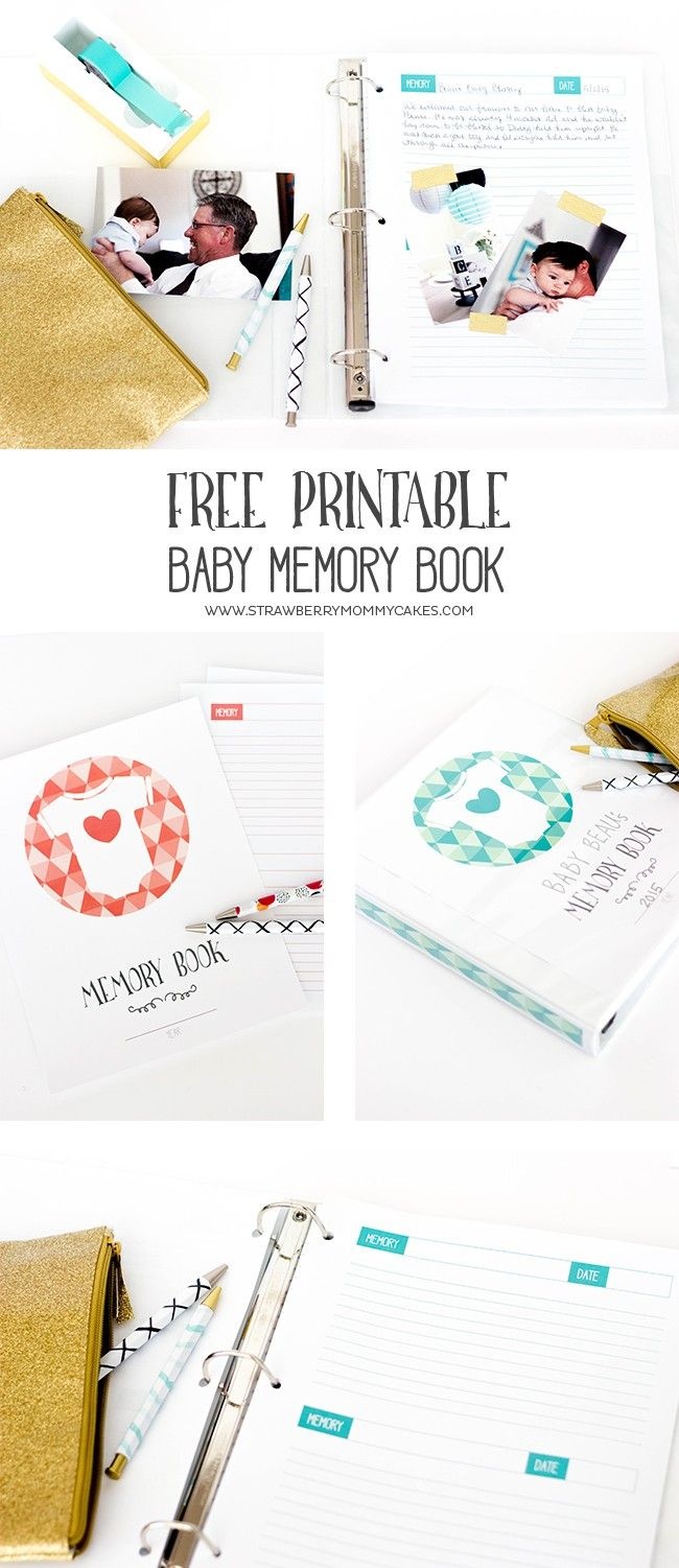 Keep Track Of All Those Memories From The First Year With This - Free Printable Baby Memory Book