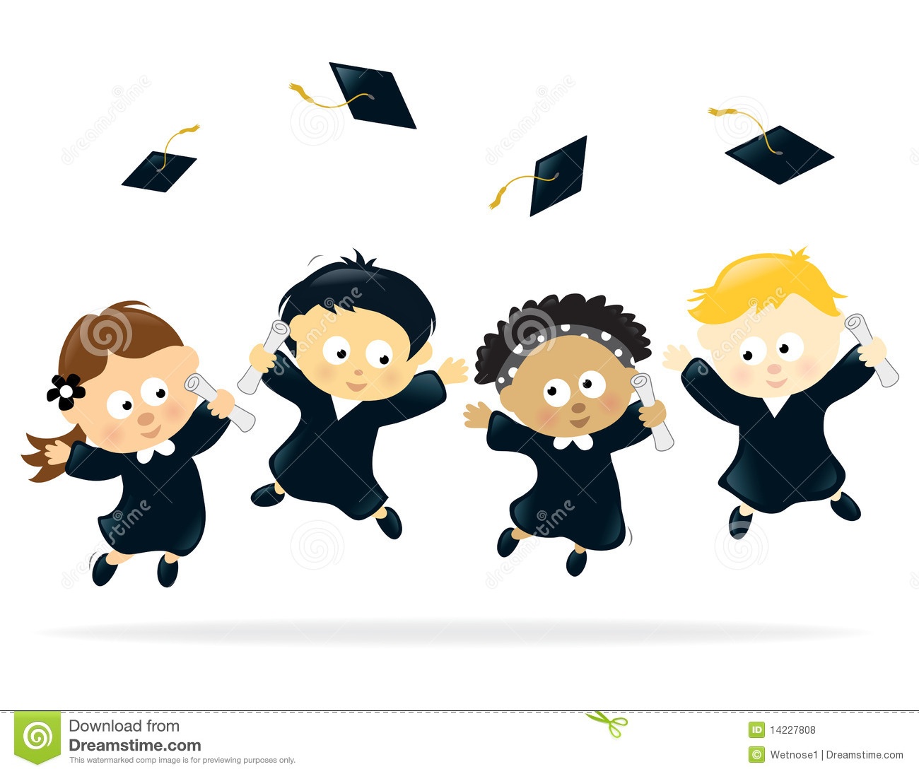 Kids Graduation Clipart | Free Download Best Kids Graduation Clipart - Free Printable Kindergarten Graduation Clipart