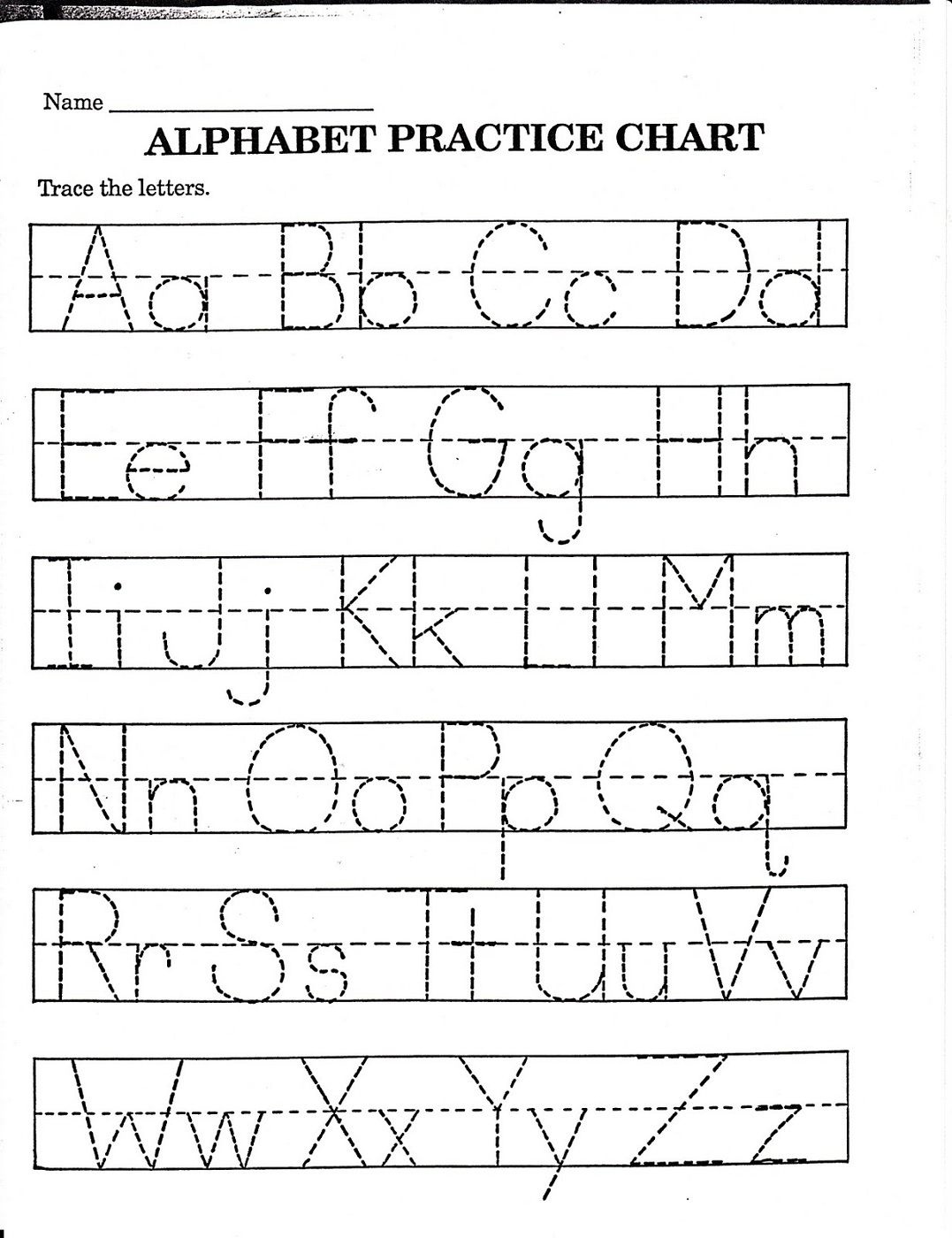 Kindergarten Alphabet Worksheets Printable | Alphabet And Numbers - Free Printable Pre K Activities