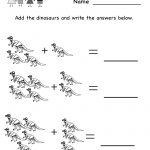 Kindergarten Dinosaur Worksheet Printable | Occupational Therapy <3   Free Printable Dinosaur Activities For Kindergarten
