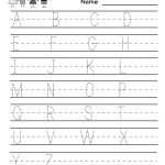 Kindergarten Handwriting Practice Worksheet Printable | Boy Things   Free Printable Writing Sheets