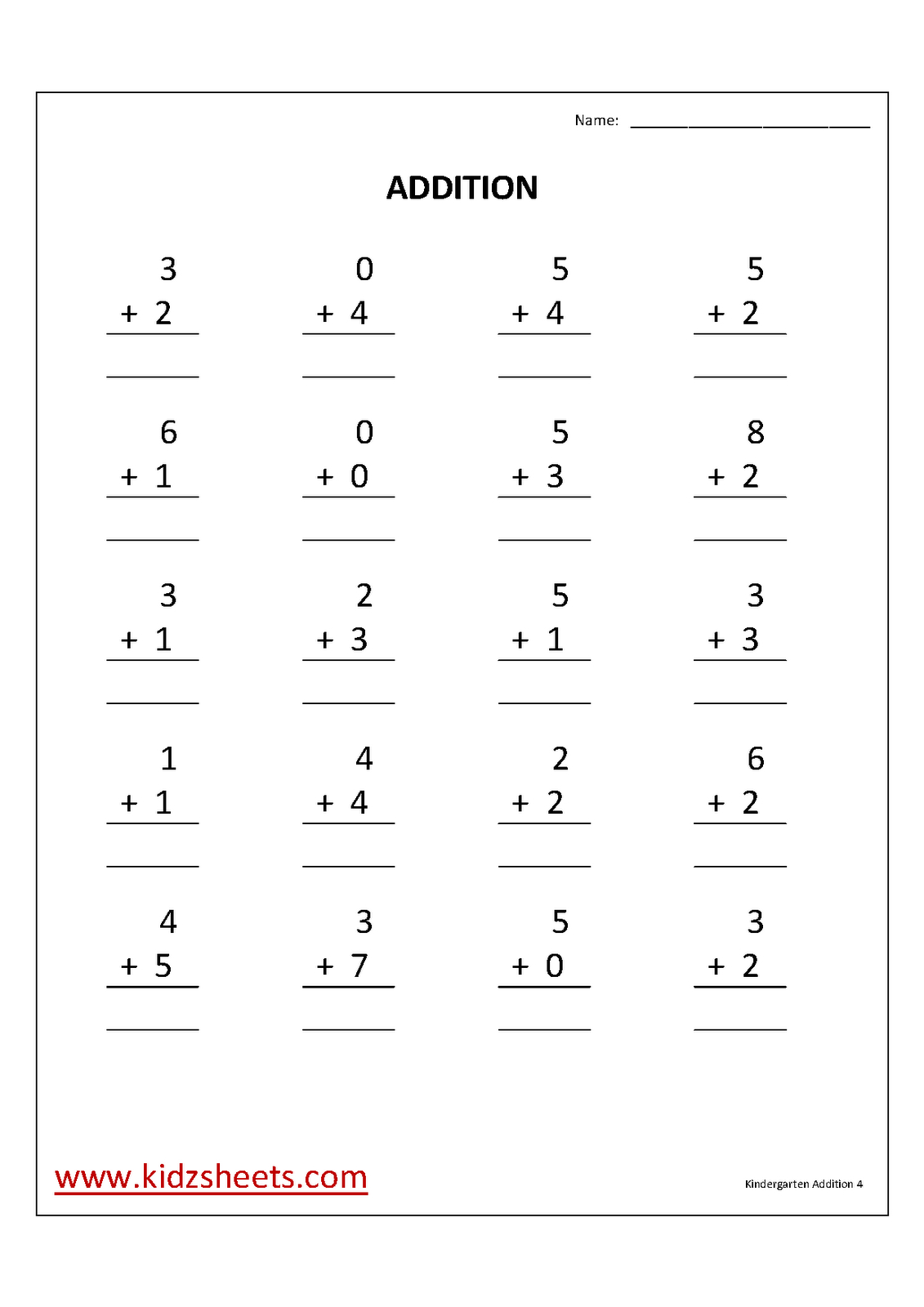 Kindergarten Worksheets | Kindergarten Worksheets, Free Worksheets - Free Printable Math Worksheets For Kindergarten