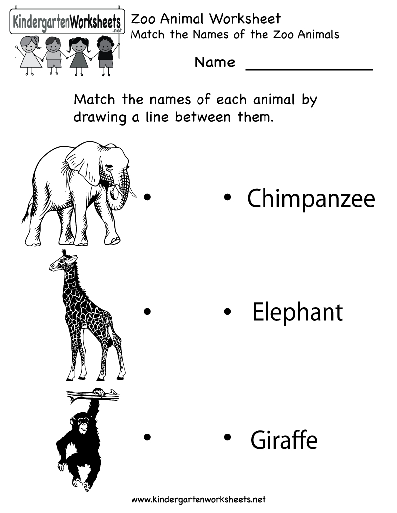 Kindergarten Zoo Animal Worksheet Printable | Worksheets (Legacy - Free Printable Zoo Worksheets