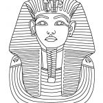 King Tut Mask Coloring Page   Print. Color. Fun!   Free Printable Egyptian Masks