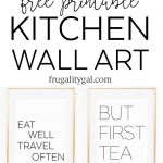 Kitchen Gallery Wall Printables | Free Printable Wall Art   Free Funny Kitchen Printables
