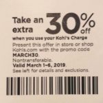 Kohls 30% Off Coupons Code Plus Free Shipping March 2019 #kohls   Kohls Printable Coupons Free Shipping