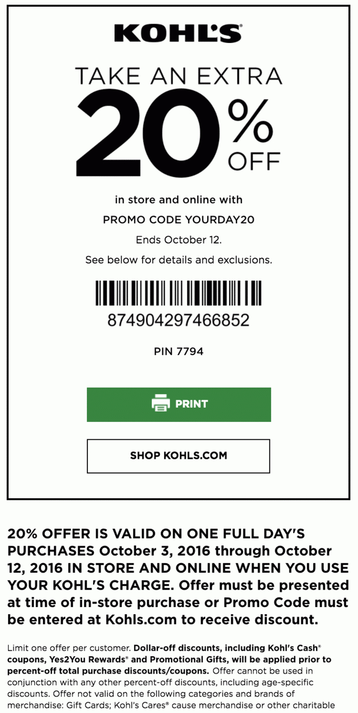 Kohls Coupon Codes Free Shipping Mvc - Win Coupons - Kohls Printable Coupons Free Shipping