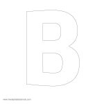 Large Alphabet Stencils | Freealphabetstencils   Printable Alphabet Letters Free Download