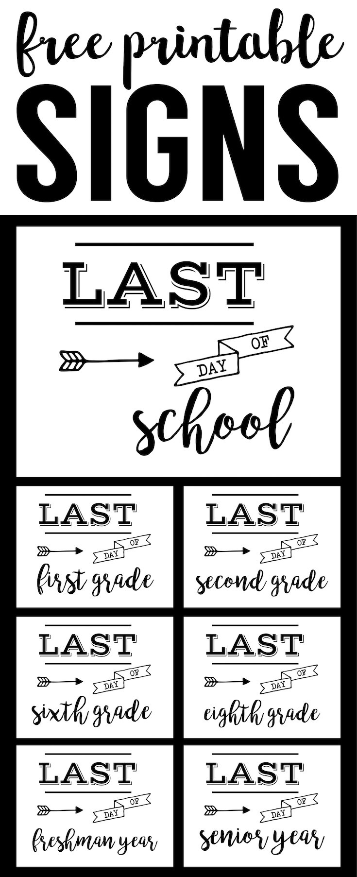 Free Last Day Of School Printables Free Printable