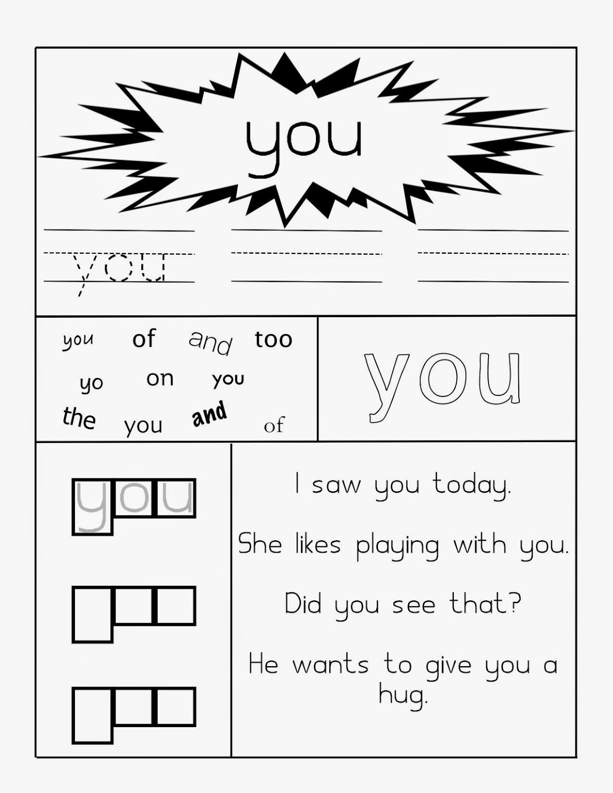 Learning Through Mom Sight Word Worksheets Free Printables - Free Printable Sight Word Worksheets