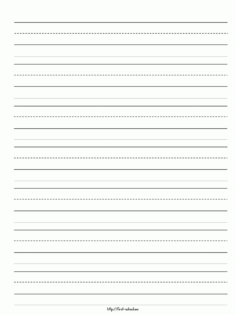 Learning To Write Paper Printable - Tutlin.psstech.co - Writing Borders Free Printable