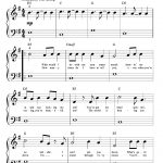 Legend   All Of Me Sheet Music For Piano Solo (Big Note Book)   All Of Me Easy Piano Sheet Music Free Printable