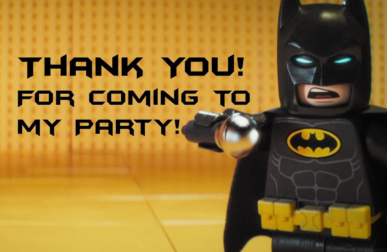 Lego Batman Thank You Cards | Lego Party | Pinterest - Feestje En Lego - Free Printable Lego Batman
