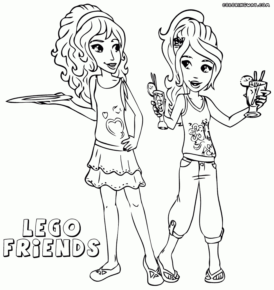 Lego Friends Coloring Pages Printable Free - Coloring Home - Free Printable Lego Friends Coloring Pages