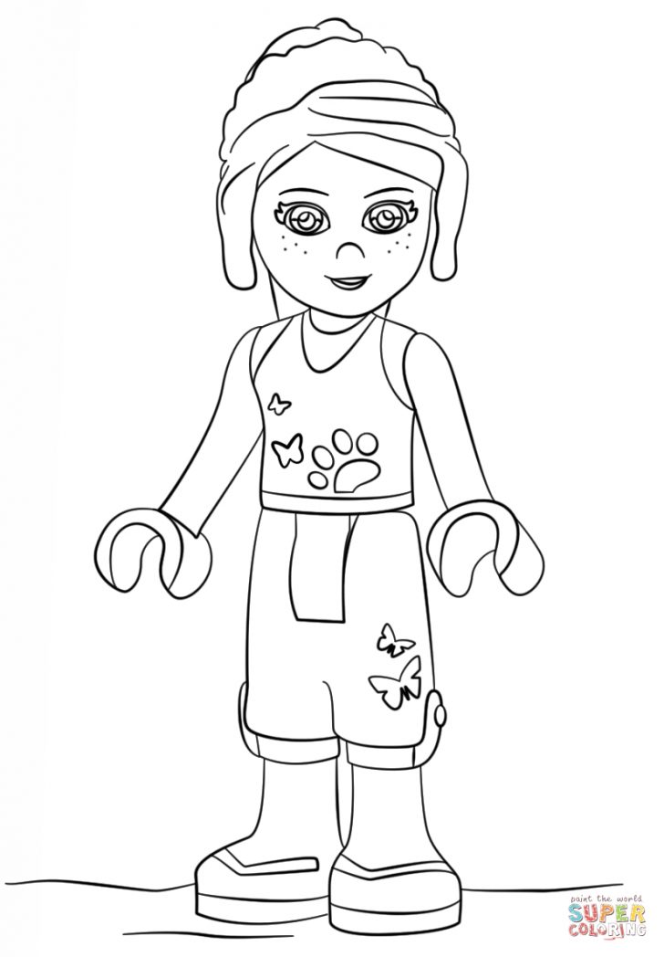 Free Printable Lego Friends Coloring Pages