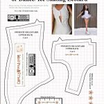 Leotard Or Swimsuit Back Pattern B For 28 Inch Barbie (Or Other 28   Free Printable Leotard Pattern