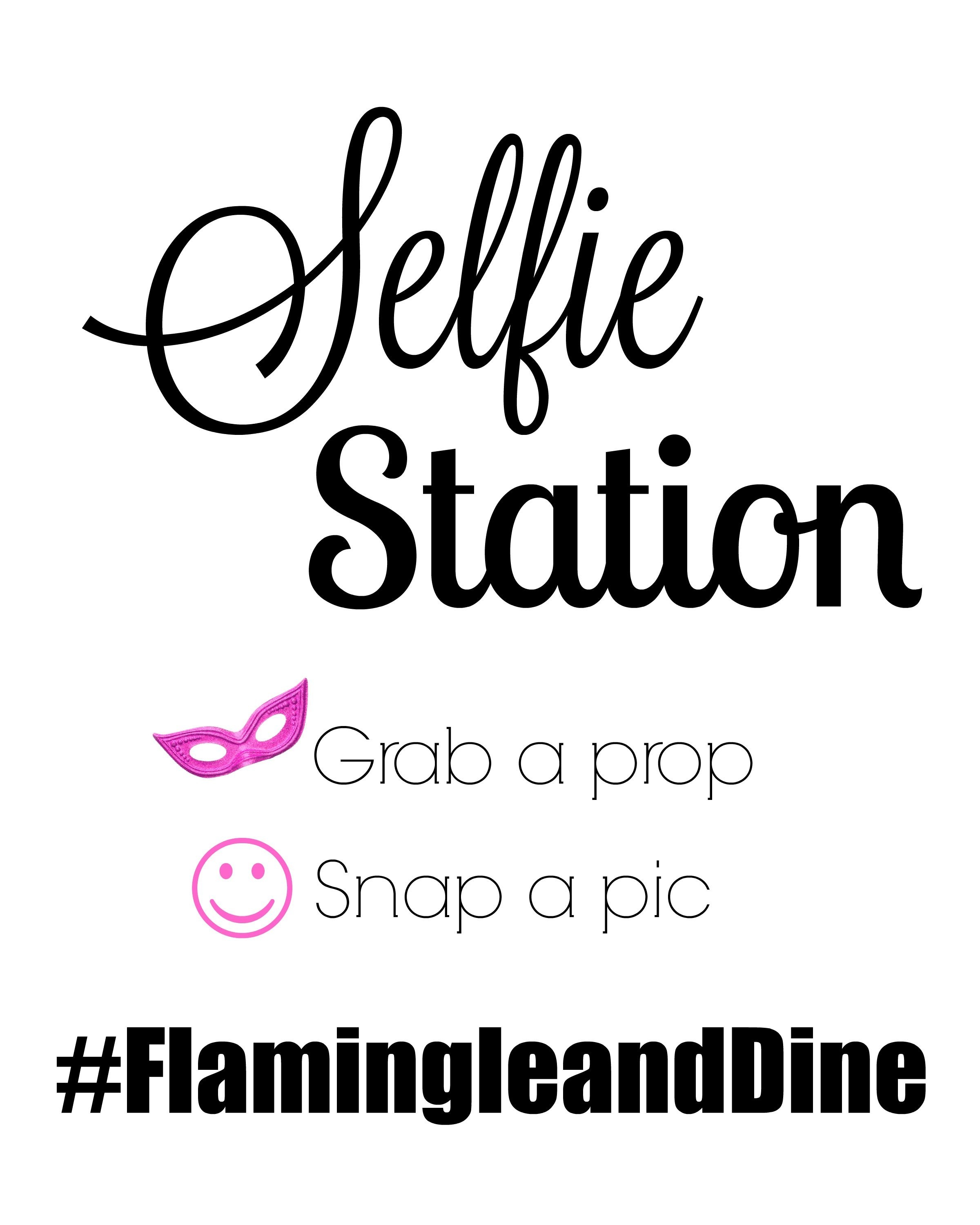 Let&amp;#039;s Flamingle Flamingo Party Free Printable Photo Booth Props - Selfie Station Free Printable