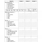 Let's Talk   A Class Survey Worksheet   Free Esl Printable   Make A Printable Survey Free